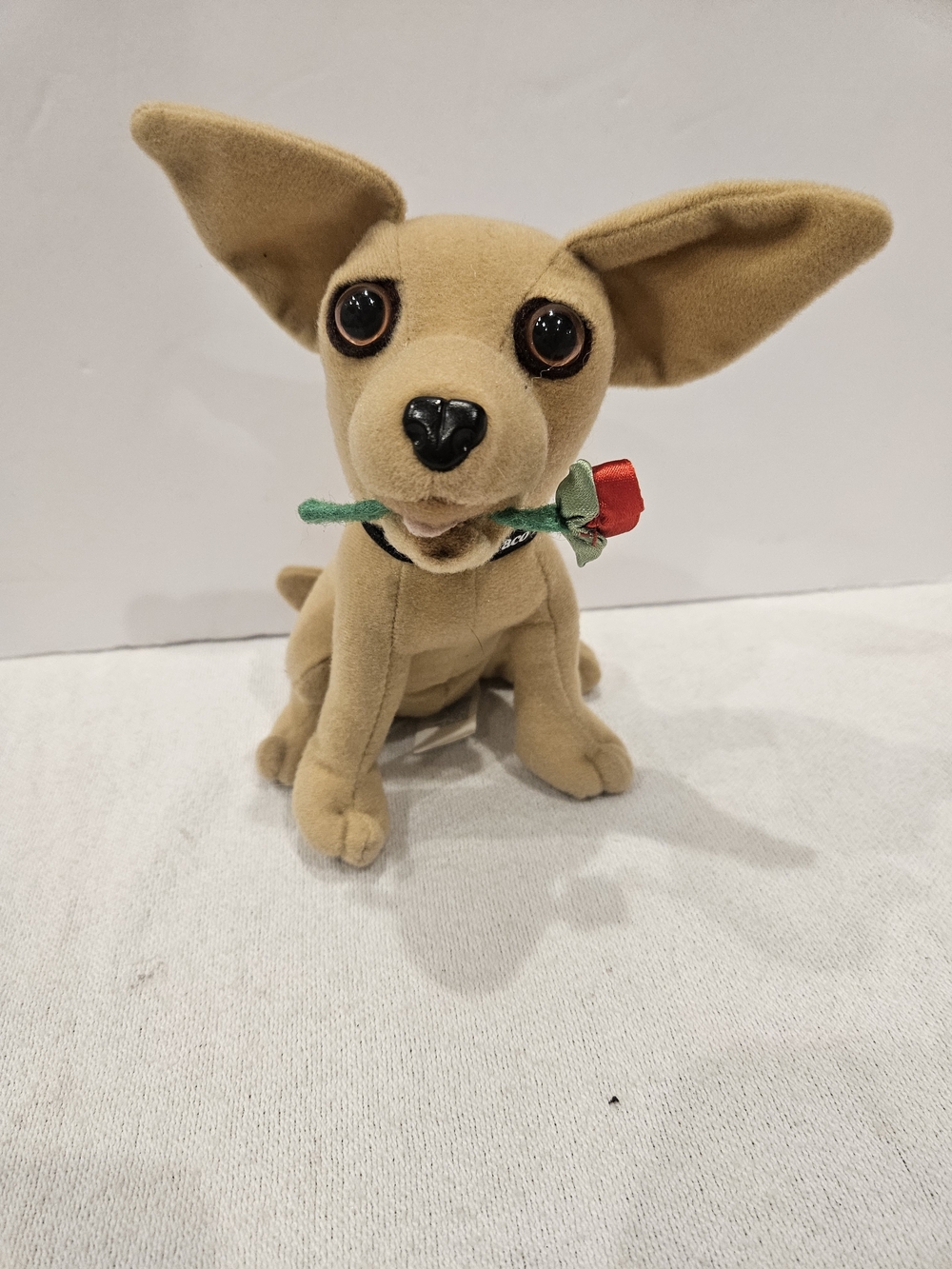 Taco Bell 7" Chihuahua Dog Plush YO QUIERO TACO BELL Works/ Talks w/Rose